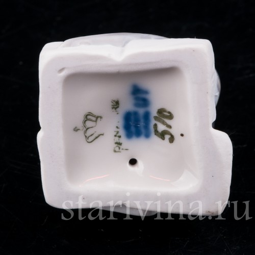 Фигурка из фарфора Мышь на сахаре Royal Copenhagen, Дания, 1955 год.