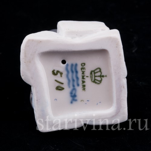 Фигурка из фарфора Мышь на сахаре, Royal Copenhagen, Дания, 1969-74 гг.