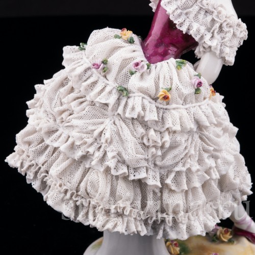 Фанни Эльслер, кружевная, Volkstedt, Германия, до 1935 г.