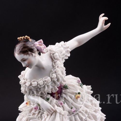 Фанни Эльслер, кружевная, Volkstedt, Германия, до 1935 г.