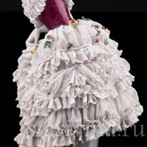 Фанни Эльслер, кружевная, Volkstedt, Германия, до 1935 г.