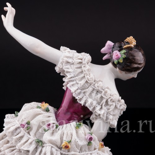 Фанни Эльслер, кружевная, Volkstedt, Германия, до 1935 г.