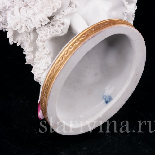 Фанни Эльслер, кружевная, Volkstedt, Германия, до 1935 г.