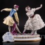 Фарвая статуэтка Артур Сен-Леон и Мари Ги-Стефан в балете Дух Долины, Volkstedt, до 1935 г.