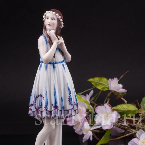 Статуэтка В мечтах, E. A. Muller, Германия, 1890-1927 гг.