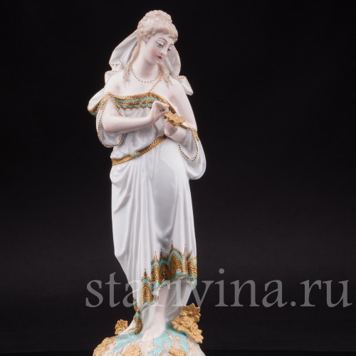 Фарфоровая статуэтка Аллегория весны, Limoges, Франция, 1872-81 гг.