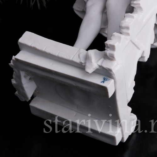 Фарфоровая статуэтка Балерина с розами, Volkstedt, Германия, кон. 19 в.