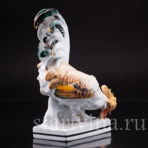 Статуэтка птицы Петух, Karl Ens, Германия, 1900-е гг.