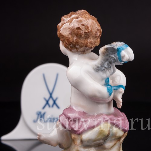 Статуэтка из фарфора Купидон со связанными крыльями, Meissen, Германия, сер. 19 - нач. 20 вв.