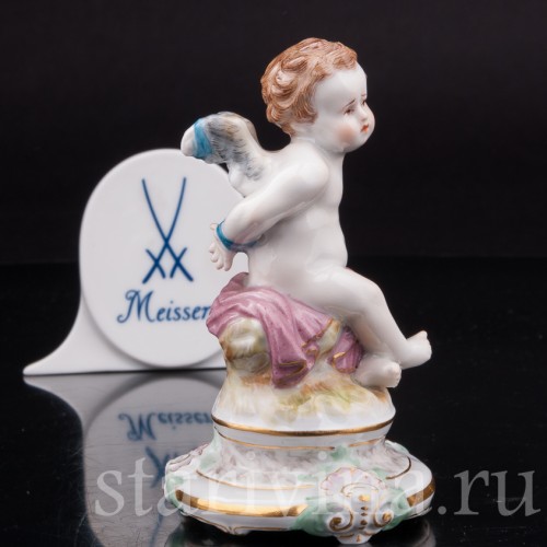 Статуэтка из фарфора Купидон со связанными крыльями, Meissen, Германия, сер. 19 - нач. 20 вв.