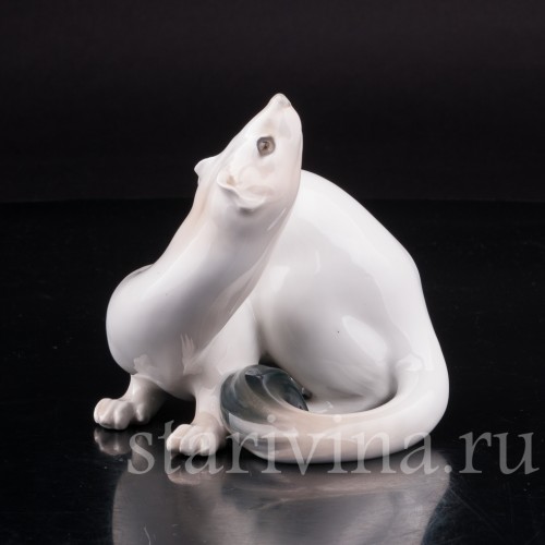 Фарфоровая фигурка Горностай, Bing & Grondahl, Дания, пер. пол. 20 в.