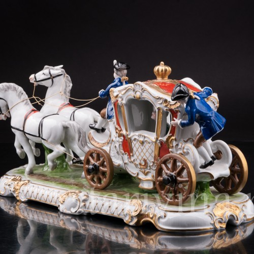 Фарфоровая композиция Карета, Unterweissbach, Германия, 1958-76 гг.