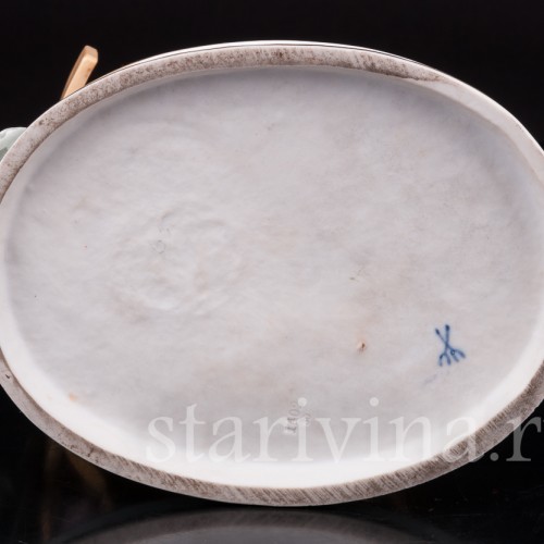 Фарфоровая статуэтка Художница, рисующая девушка, Volkstedt, Германия, 19 в.