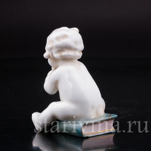 Фигурка Малыш на книге, E. A. Muller, Германия, нач. 20 в.