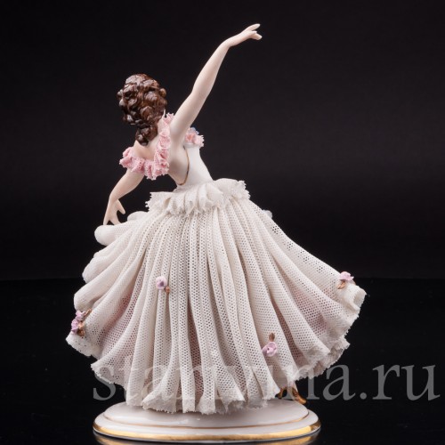 Статуэтка Танцующая девушка, кружевная, Ackermann & Fritze, Германия, нач. 20 в.