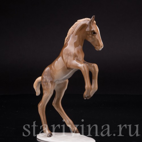 Фарфоровая статуэтка Жеребёнок, Hutschenreuther, Германия, кон. 20 в.