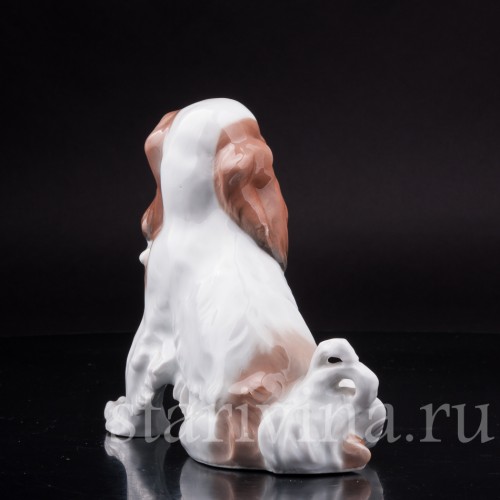 Статуэтка собаки Японский хин, Karl Ens, Германия, 1920-30 гг.