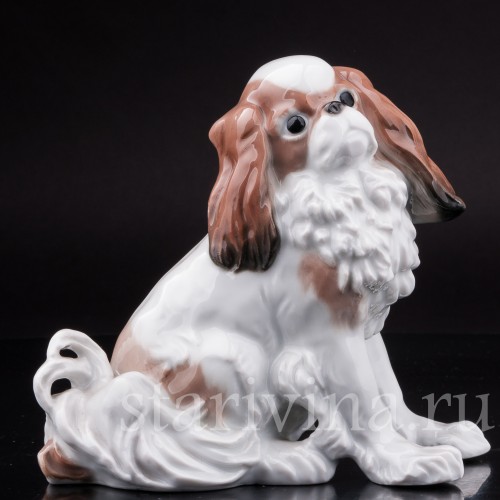 Статуэтка собаки Японский хин, Karl Ens, Германия, 1920-30 гг.
