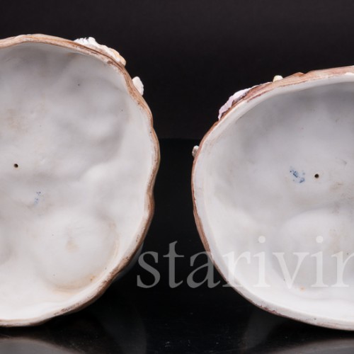 Парная фарфоровая композиция Отдыхающие путти, Ernst Bohne Sohne, Германия, кон. 19 - нач. 20 вв.