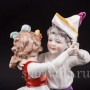 Фарфоровая фигурка Танцующие дети, Volkstedt, Германия, кон. 19 в.