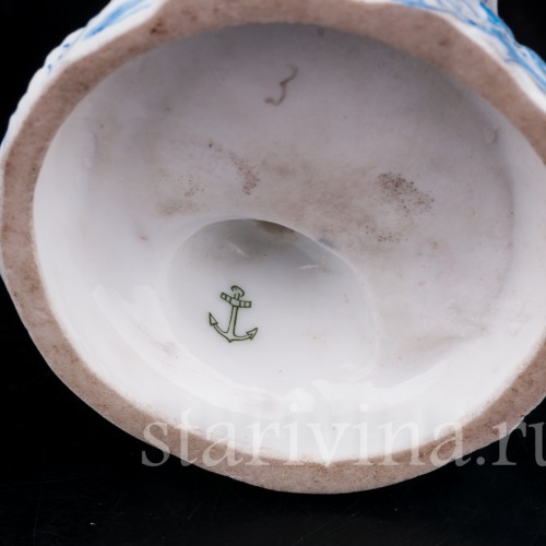 Статуэтки из фарфора Пара в голубом, Vion Baury, Франция, кон. 19 в.