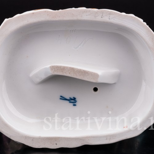 Антикварная фарфоровая статуэтка Жених и невеста, Meissen, Германия, кон. 19 - нач. 20 вв.