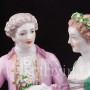 Антикварная фарфоровая статуэтка Жених и невеста, Meissen, Германия, кон. 19 - нач. 20 вв.