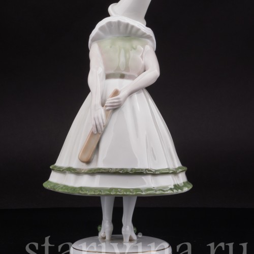 Старинная фигурка из фарфора Пьеретта, Fraureuth, Германия, нач. 20 в.