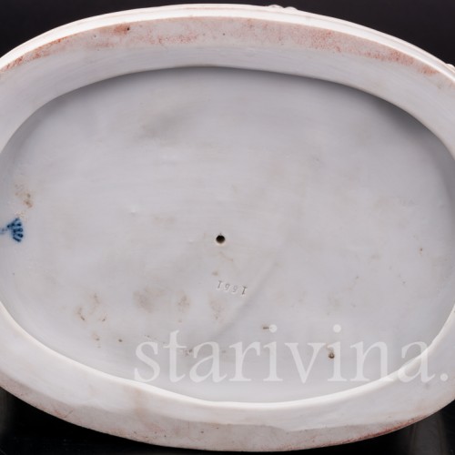 Фарфоровая композиция Сердечный разговор, Ernst Bohne Sohne, Германия, нач. 20 в.