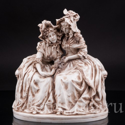 Фарфоровая композиция Сердечный разговор, Ernst Bohne Sohne, Германия, нач. 20 в.