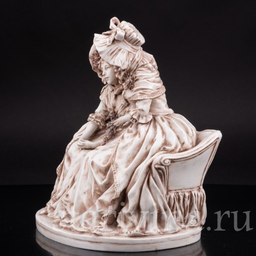 Фарфоровая композиция Сердечный разговор, Ernst Bohne Sohne, Германия, нач. 20 в.