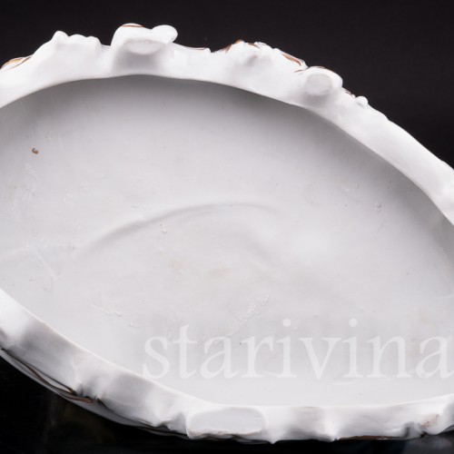 Большая фарфоровая композиция У рояля, кружевная, Volkstedt, Германия, вт. пол. 20 в.