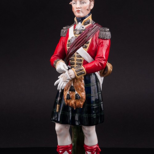 Офицер шотладской гвардии, Sitzendorf, Германия