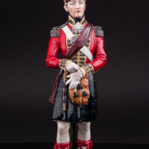 Офицер шотладской гвардии, Sitzendorf, Германия