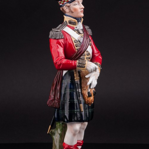 Офицер шотладской гвардии, Sitzendorf, Германия