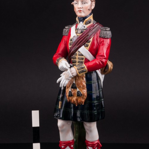 Офицер шотладской гвардии, Sitzendorf, Германия