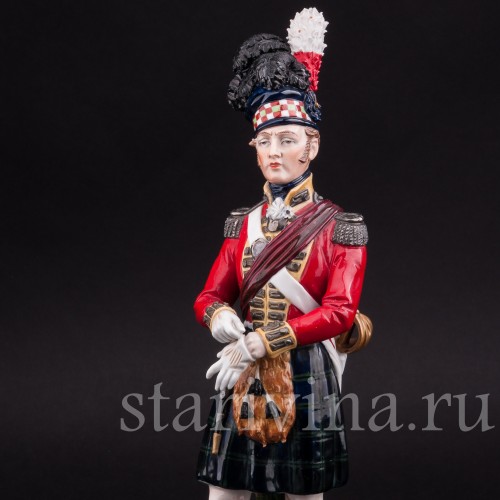Офицер шотладской гвардии, Sitzendorf, Германия
