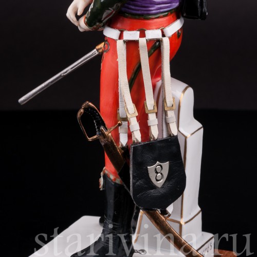 Статуэтка Бригадир 8-го гусарского полка, Adrien Van Gerdinge, Франция, вт. по. 20 в.