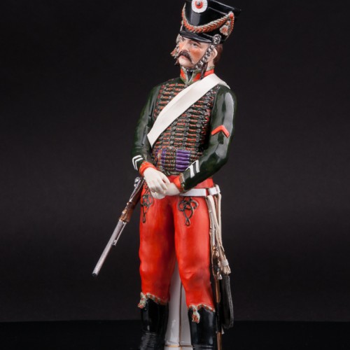 Статуэтка Бригадир 8-го гусарского полка, Adrien Van Gerdinge, Франция, вт. по. 20 в.