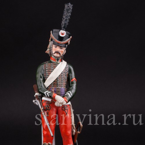 Статуэтка Бригадир 8-го гусарского полка, Adrien Van Gerdinge, Франция, вт. по. 20 в.