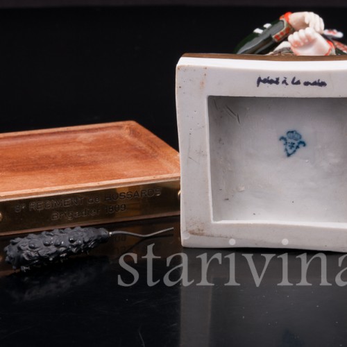 Статуэтка Бригадир 8-го гусарского полка, Adrien Van Gerdinge, Франция, вт. по. 20 в.