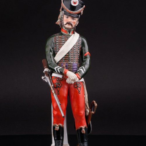 Статуэтка Бригадир 8-го гусарского полка, Adrien Van Gerdinge, Франция, вт. по. 20 в.
