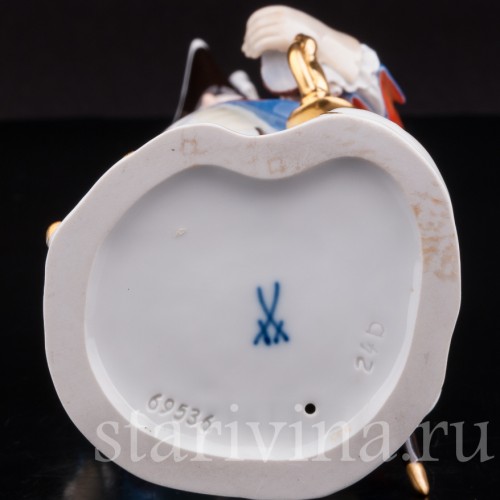 Фарфоровая статуэтка Солдат Саксонии, Meissen, Германия, 1983 год.