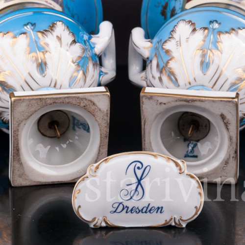 Фарфоровые Вазы-кратеры, Carl Thieme, Германия, с 1918 года.