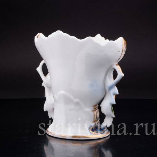 Декоративная фарфорвая Ваза-кратер в стиле ар нуво, Франция, кон. 19 в.