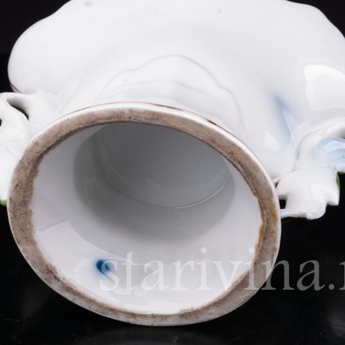 Декоративная фарфорвая Ваза-кратер в стиле ар нуво, Франция, кон. 19 в.