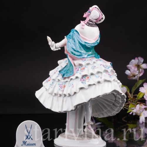 Фарфоровая статуэтка Эстрелла из балета Карнавал, Meissen, Германия, 1926-48 гг.