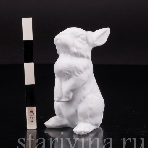 Фигурка из бисквита Стоящий зайчик, Alka Kaiser, Германия, вт. пол. 20 в.