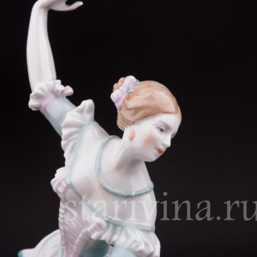 Фарфоровая статуэтка Балерина в испанском танце, Volkstedt, Германия, кон. 19 - нач. 20 вв.