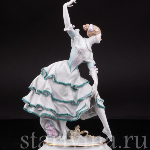 Фарфоровая статуэтка Балерина в испанском танце, Volkstedt, Германия, кон. 19 - нач. 20 вв.